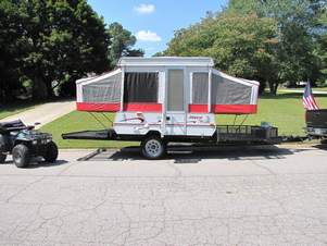 Hunter's Delight! 1998 Jayco Eagle 8 on Steroids! "Toy hauler"