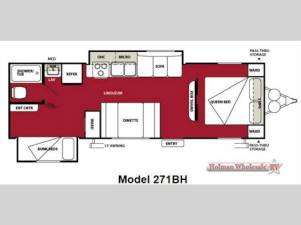 2013 Forest River RV Wildwood X-Lite 271BH